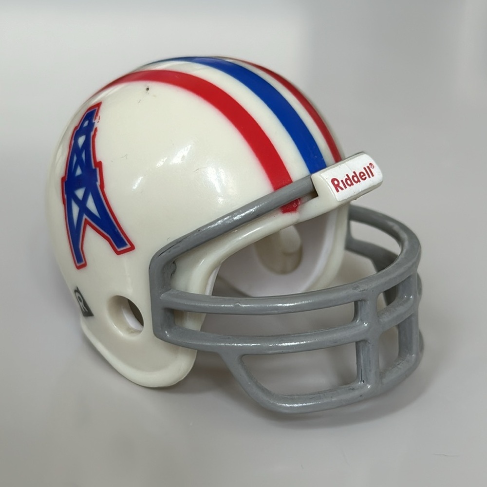 Houston Oilers NFL Vintage Pocket Pro Mini Riddell Football Helmet - Picture 2 of 6